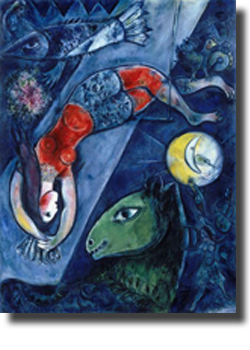 Chagall-Blue Circus